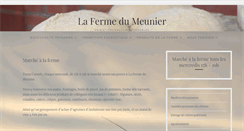 Desktop Screenshot of lafermedumeunier.net